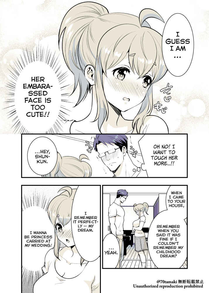 Osananajimi ga Hisabisa ni Saikai Shitara Otagai Kyonyuu ni Natteta Chapter 18 - Page 6
