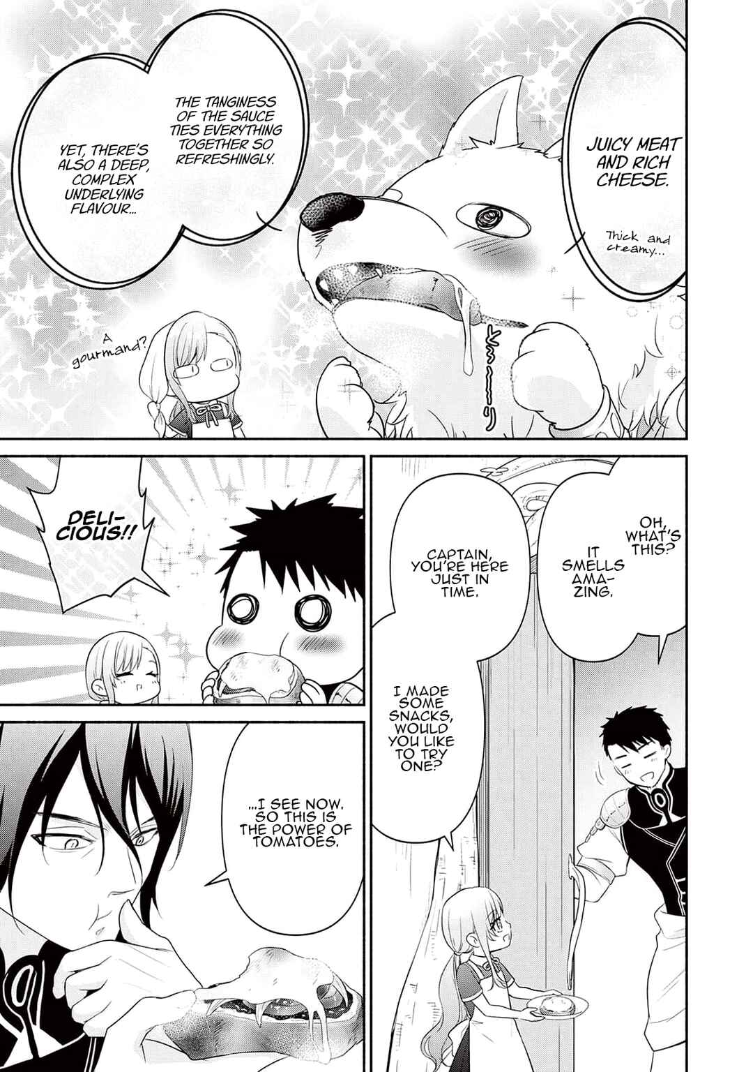 Tensei Youjo.: Shinjuu to Ouji to, Saikyou no Oji-san Youhei-dan no Naka de Ikiru Chapter 6 - Page 13