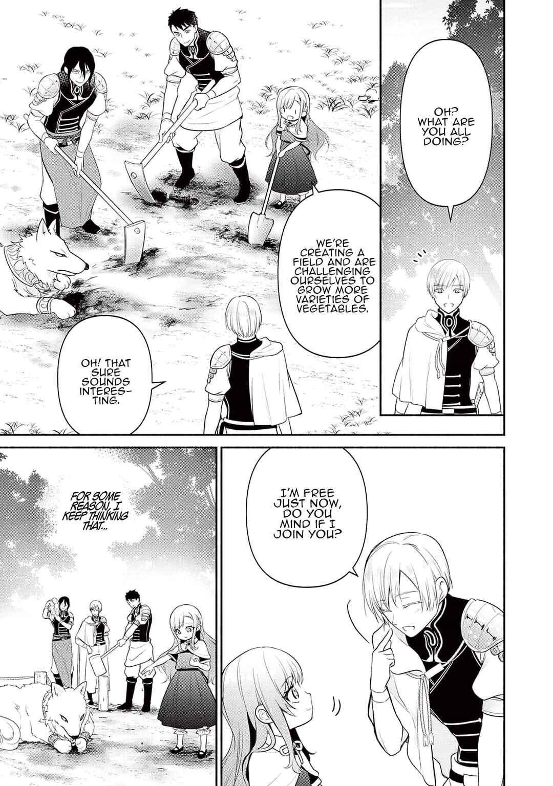 Tensei Youjo.: Shinjuu to Ouji to, Saikyou no Oji-san Youhei-dan no Naka de Ikiru Chapter 6 - Page 17