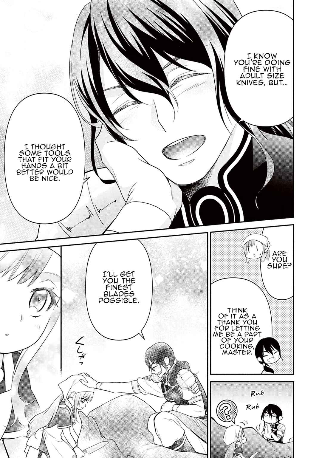 Tensei Youjo.: Shinjuu to Ouji to, Saikyou no Oji-san Youhei-dan no Naka de Ikiru Chapter 6 - Page 9