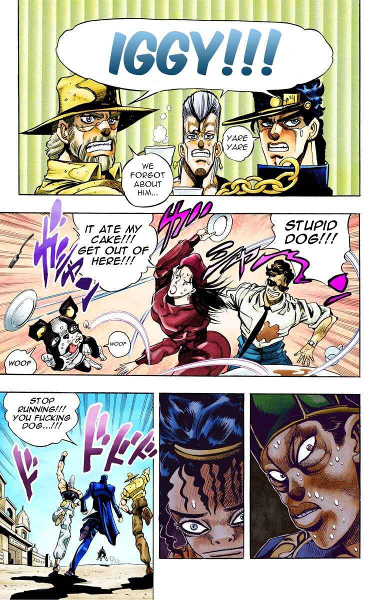 JoJo no Kimyou na Bouken: Part 3 - Stardust Crusaders Color-ban Chapter 77 - Page 15