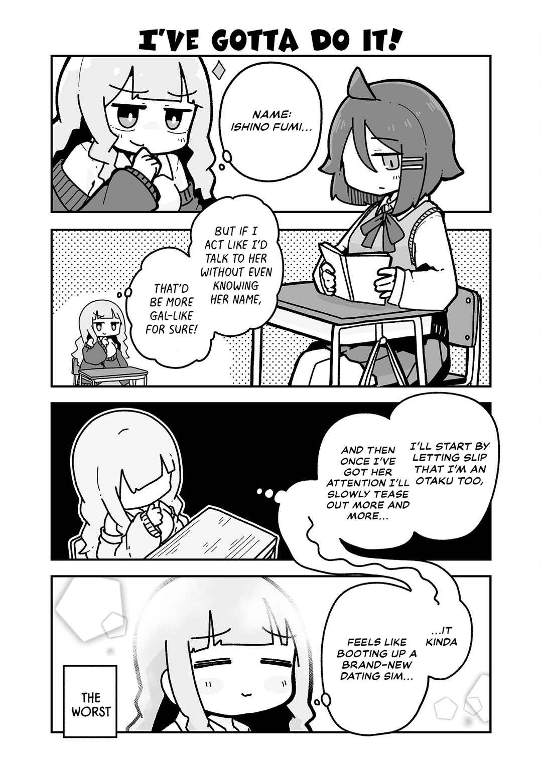 Otaku ni Yasashii Gyaru ni Watashi wa Naru! Chapter 2 - Page 1