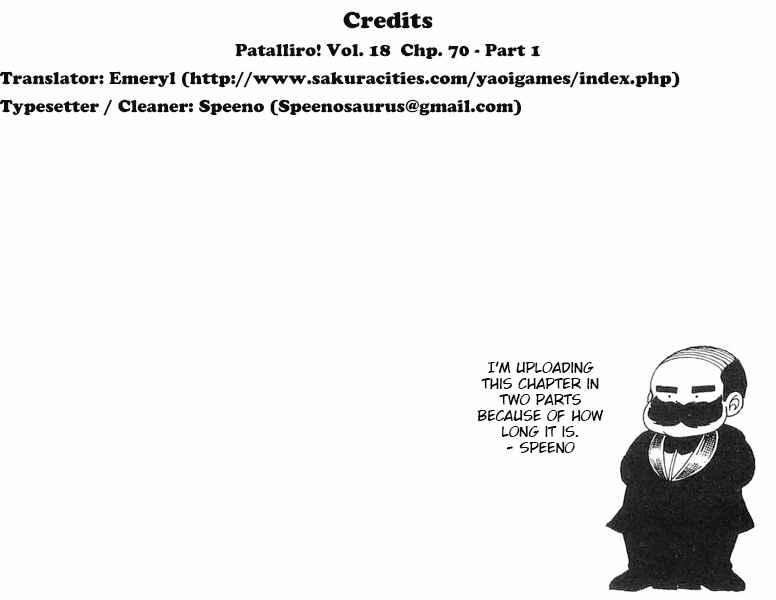 Patalliro! Chapter 70.1 - Page 1