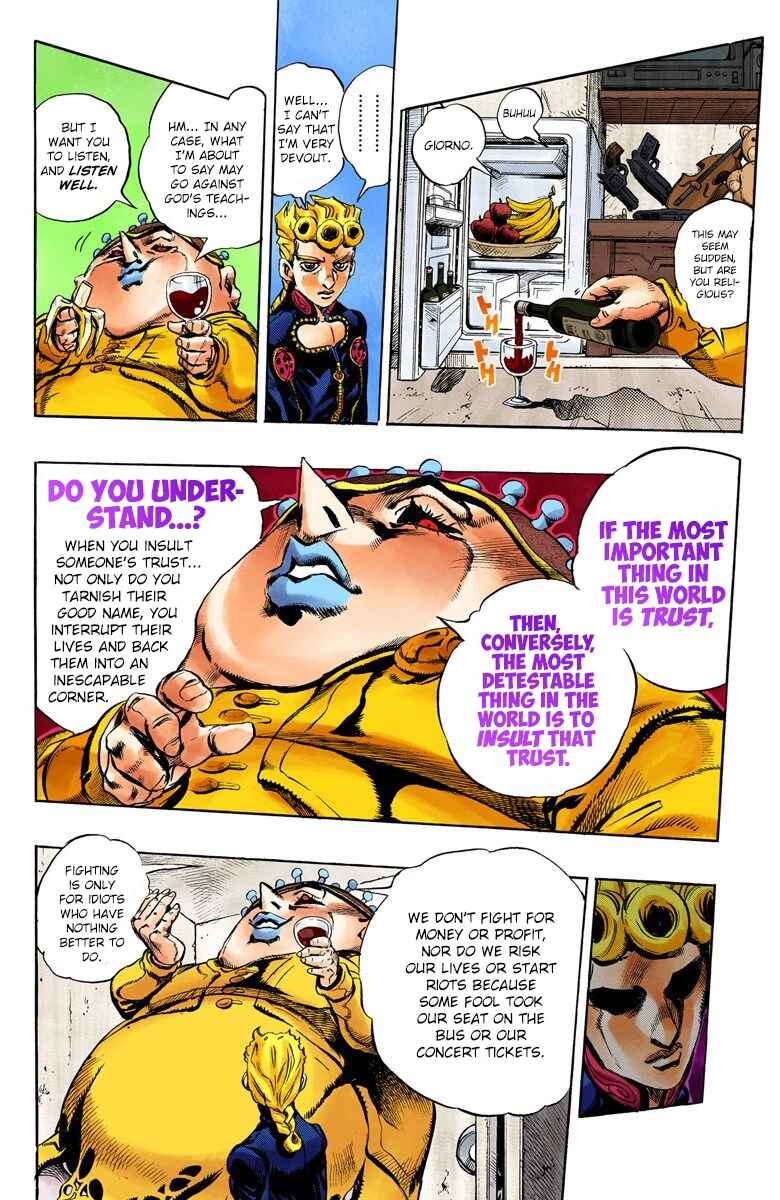 JoJo no Kimyou na Bouken: Part 5 - Ougon no Kaze Color-ban Chapter 16 - Page 14