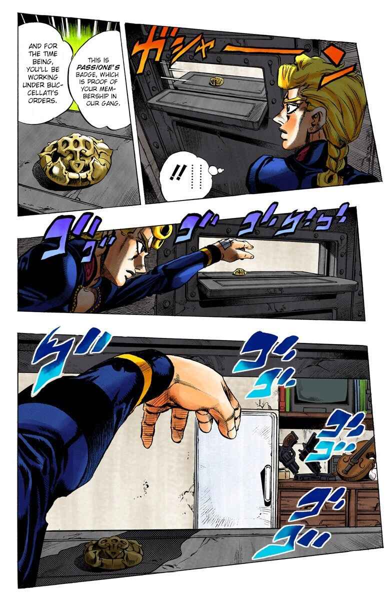 JoJo no Kimyou na Bouken: Part 5 - Ougon no Kaze Color-ban Chapter 16 - Page 16