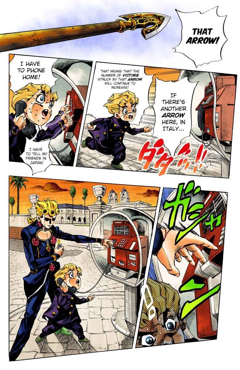 JoJo no Kimyou na Bouken: Part 5 - Ougon no Kaze Color-ban Chapter 16 - Page 4