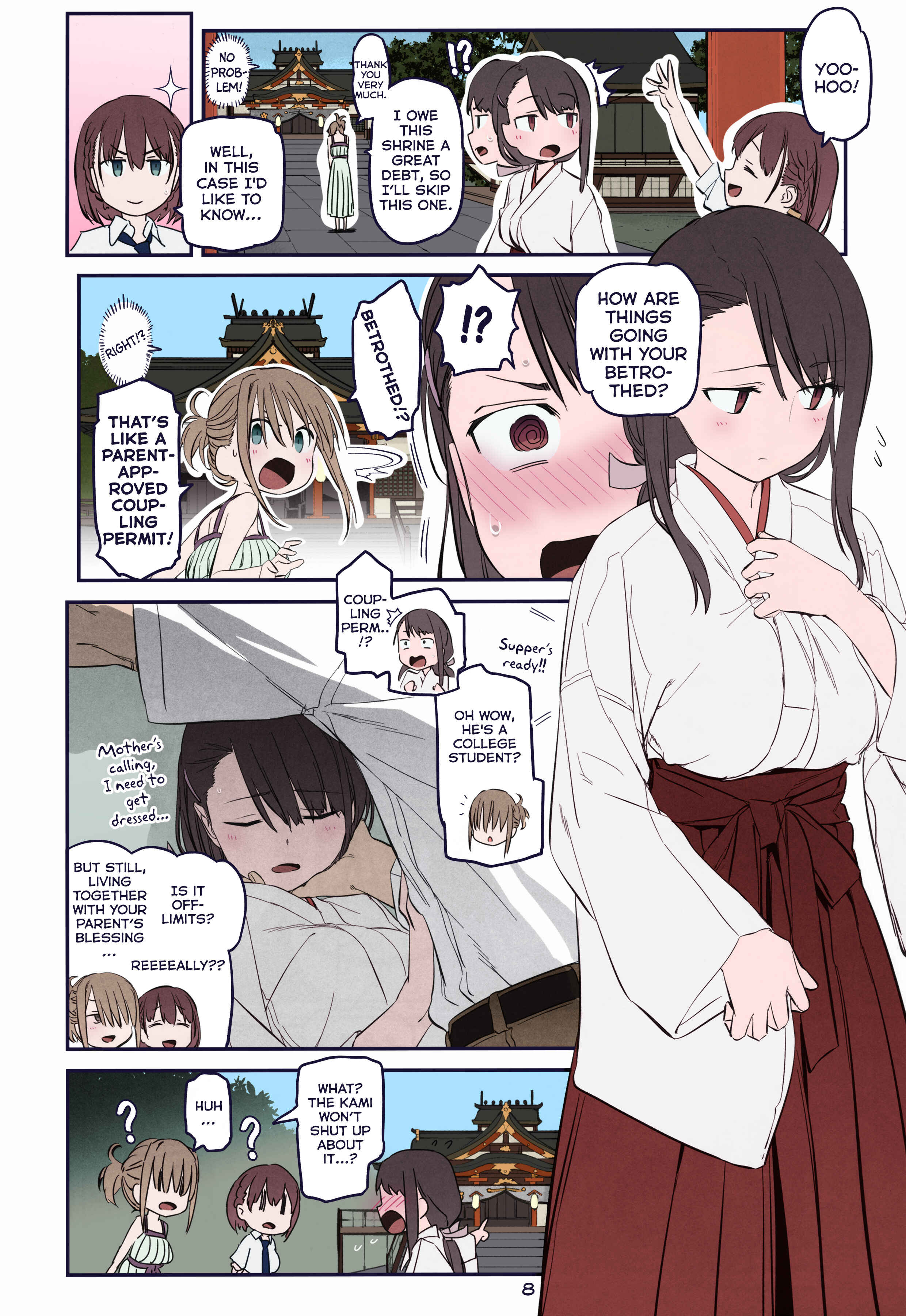 Getsuyoubi no Tawawa (Twitter Webcomic) (Fan Colored) Chapter 27 - Page 8
