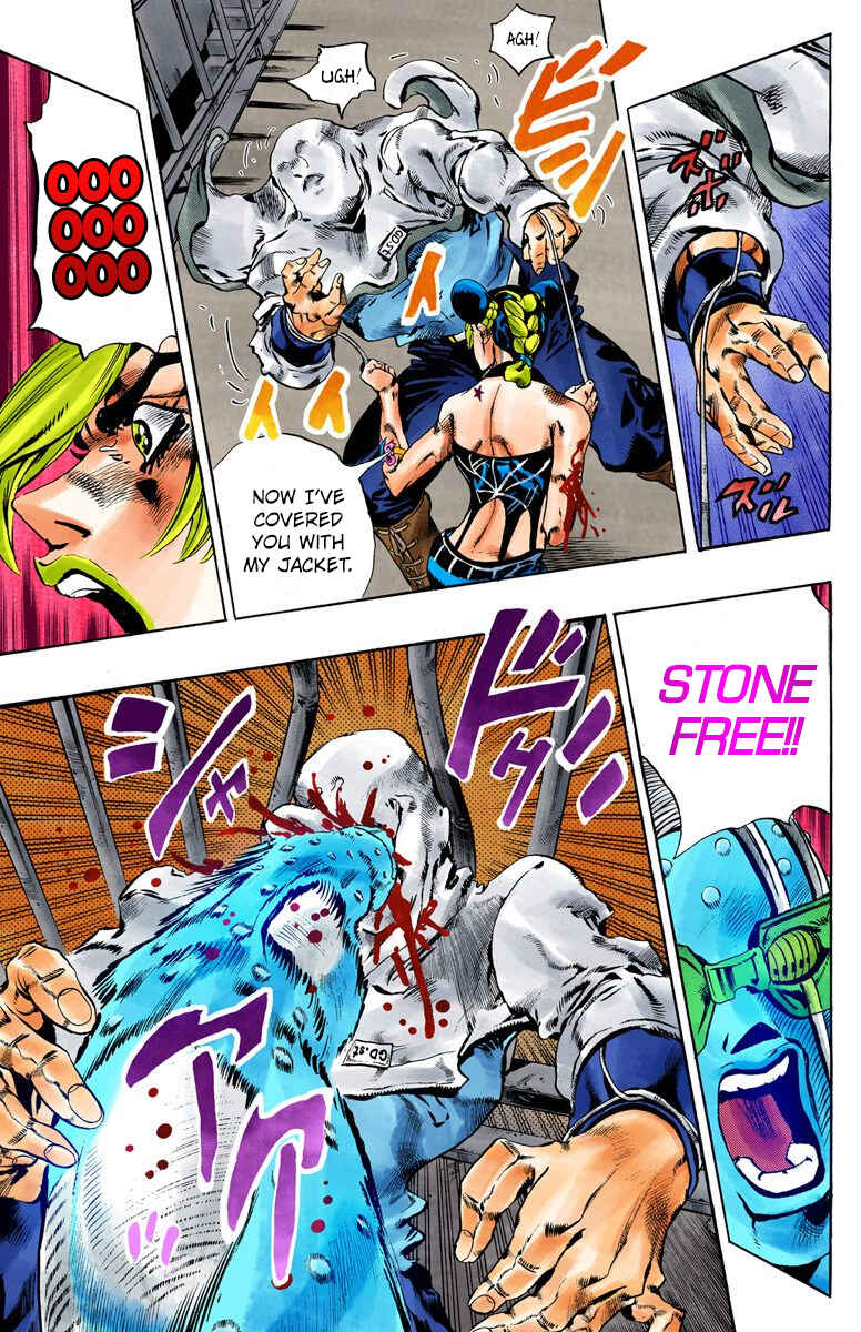 JoJo no Kimyou na Bouken: Part 6 - Stone Ocean Color-ban Chapter 63 - Page 14