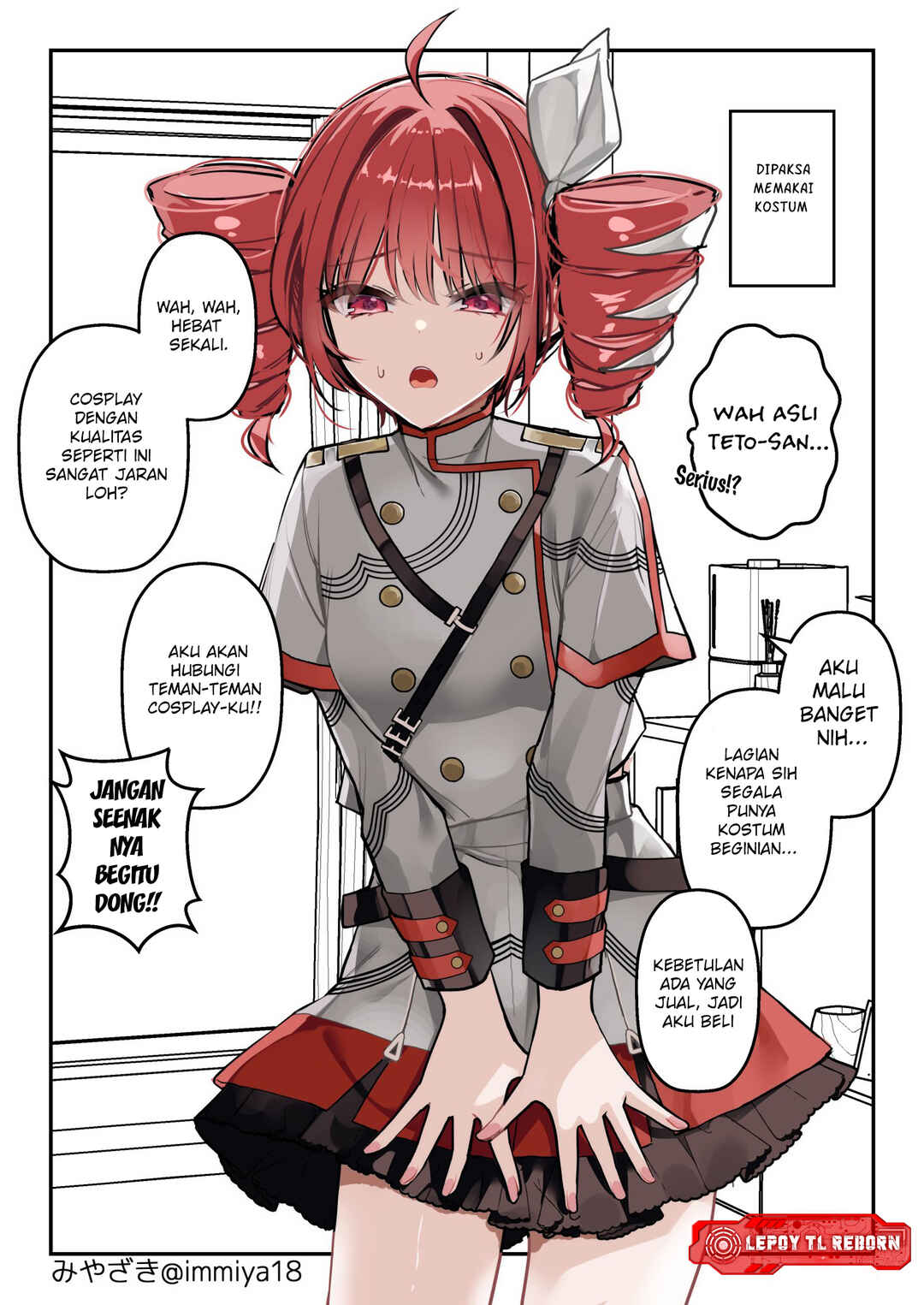 Kasane Teto ♀ ni Natta Otoko ♂ no Hanashi Chapter 3 - Page 1