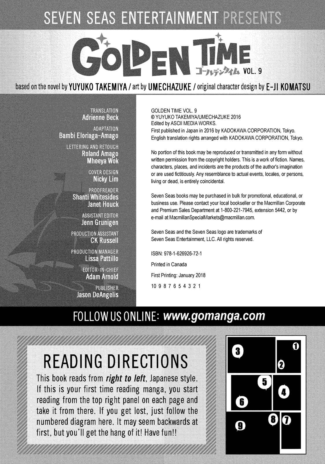 Golden Time Chapter 50 - Page 49