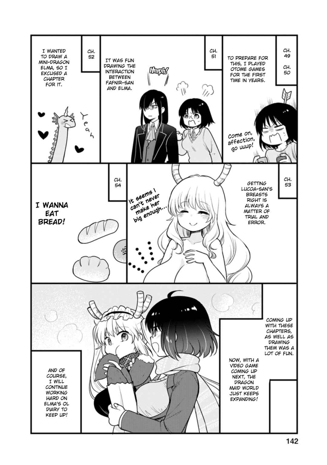 Kobayashi-san Chi no Maid Dragon - Elma OL Nikki Chapter 54.5 - Page 2