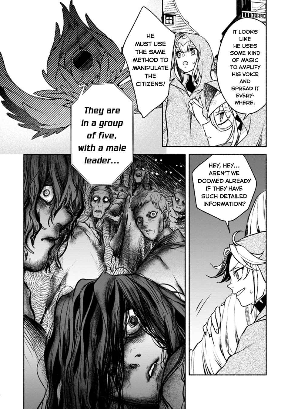 Sono Monban, Saikyou ni Tsuki: Tsuihou Sareta Bougyoryoku 9999 no Senshi, Outo no Monban to shite Musou Suru Chapter 28.2 - Page 12