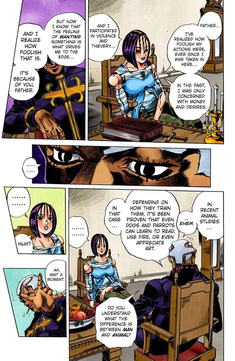 JoJo no Kimyou na Bouken: Part 6 - Stone Ocean Color-ban Chapter 34 - Page 11