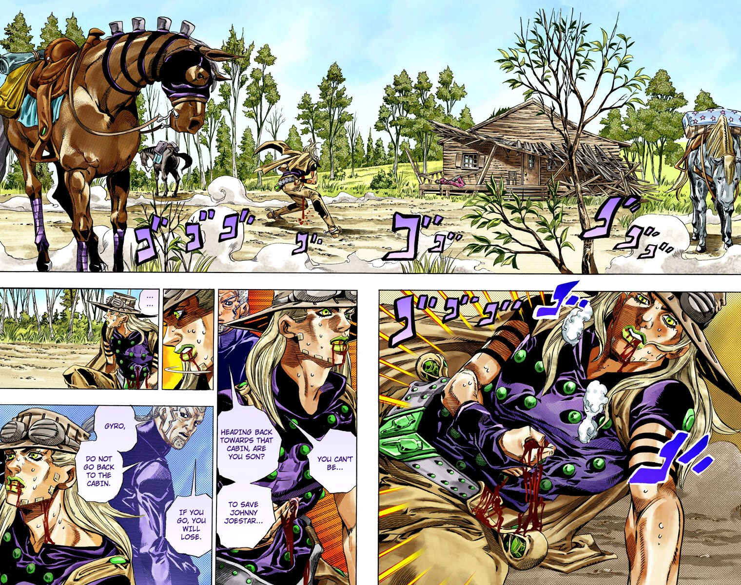JoJo no Kimyou na Bouken: Part 7 - Steel Ball Run Color-ban Chapter 35 - Page 15