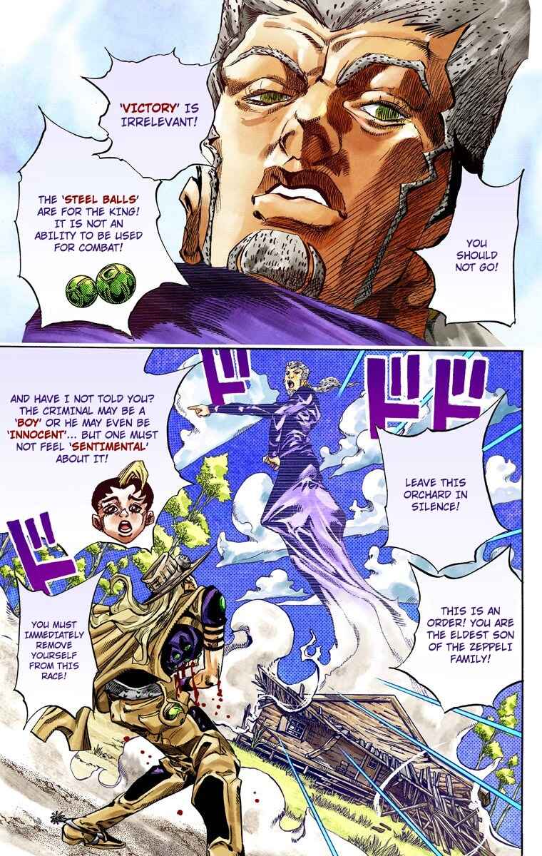 JoJo no Kimyou na Bouken: Part 7 - Steel Ball Run Color-ban Chapter 35 - Page 17