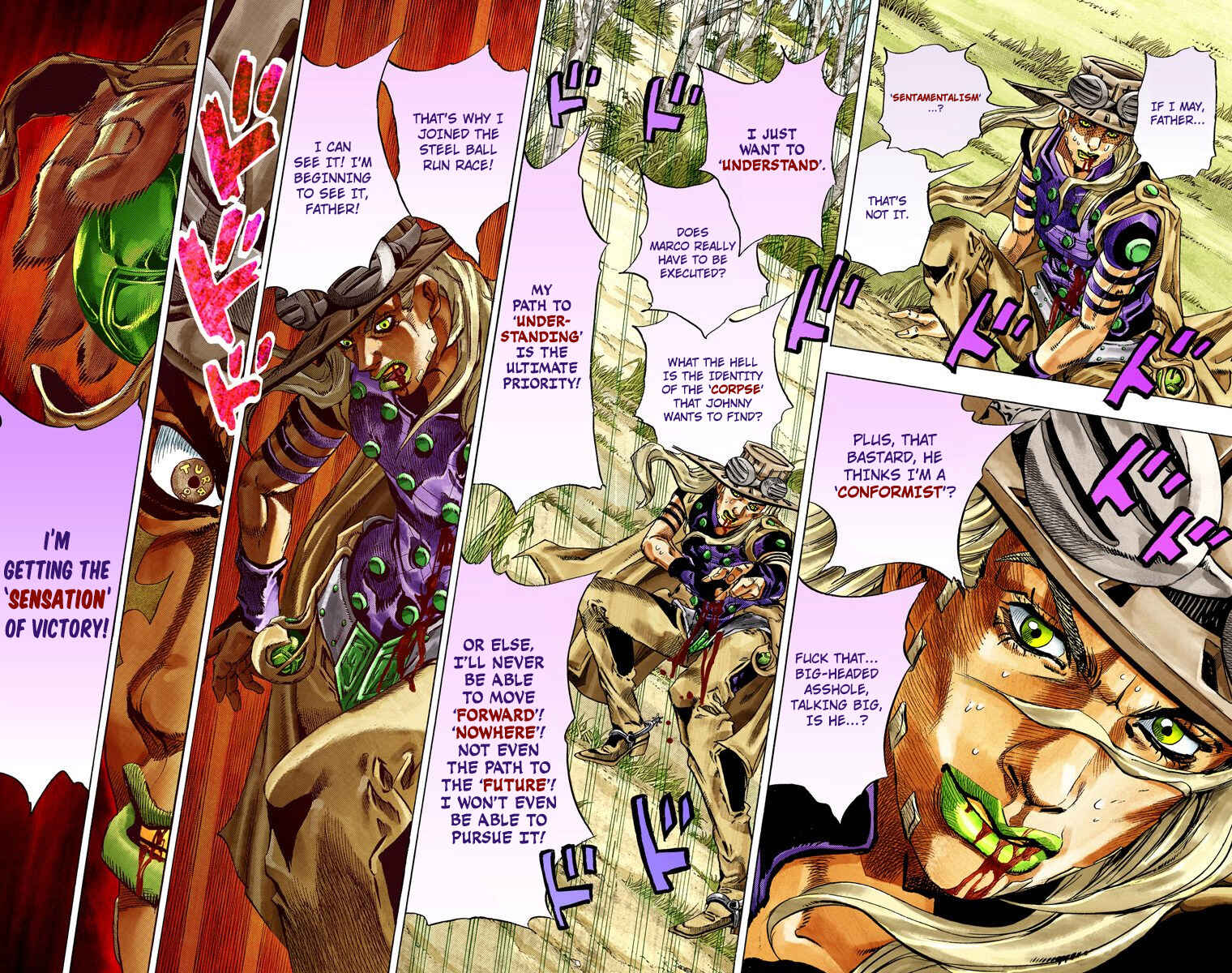 JoJo no Kimyou na Bouken: Part 7 - Steel Ball Run Color-ban Chapter 35 - Page 18