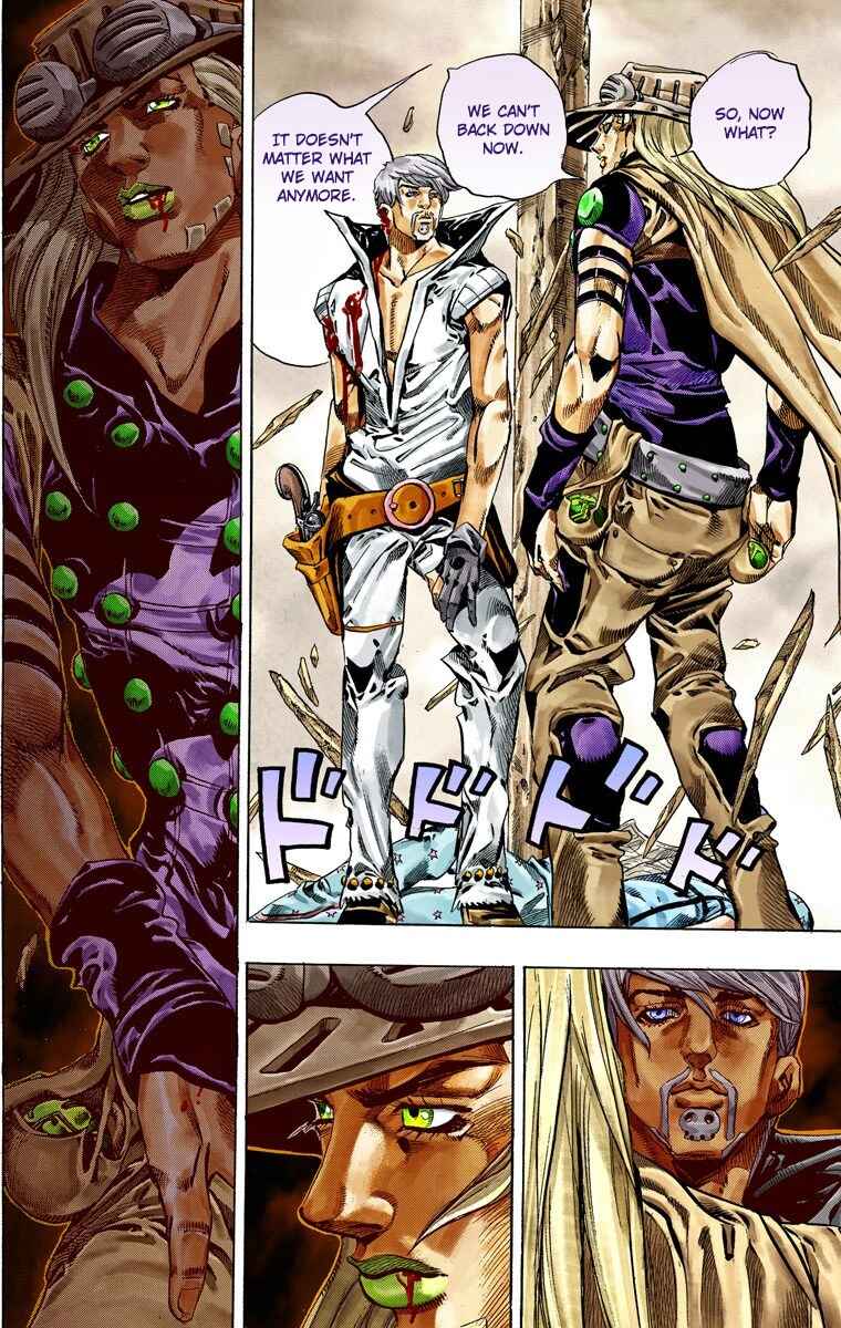JoJo no Kimyou na Bouken: Part 7 - Steel Ball Run Color-ban Chapter 35 - Page 28