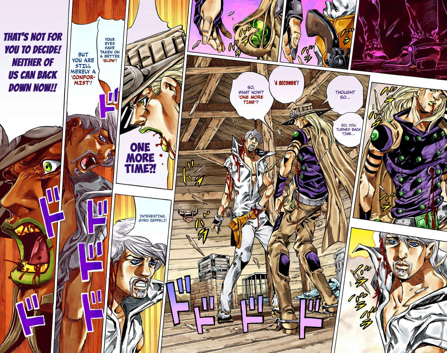 JoJo no Kimyou na Bouken: Part 7 - Steel Ball Run Color-ban Chapter 35 - Page 34