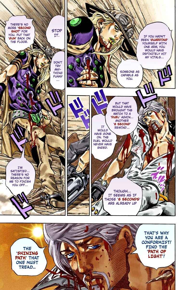 JoJo no Kimyou na Bouken: Part 7 - Steel Ball Run Color-ban Chapter 35 - Page 42