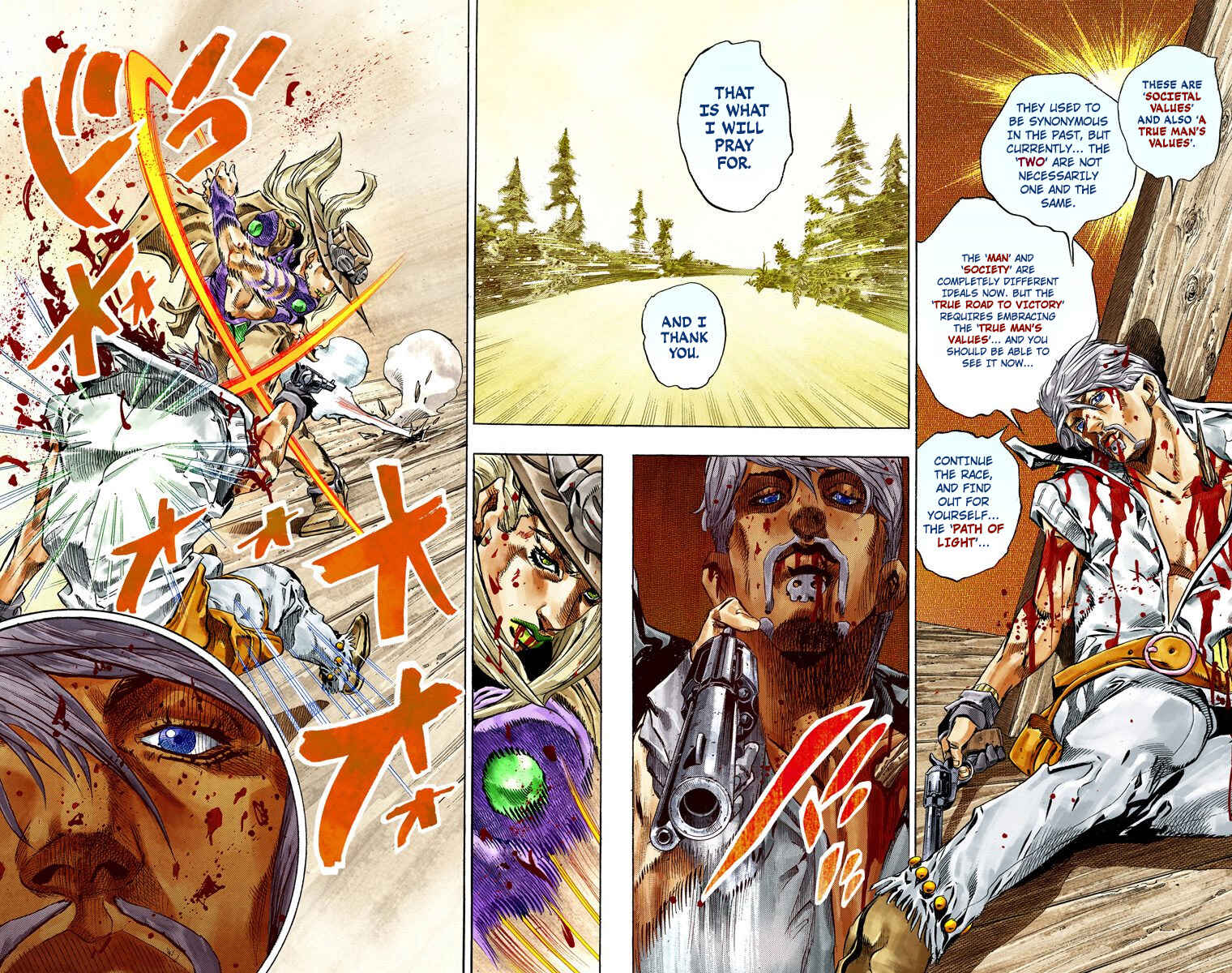 JoJo no Kimyou na Bouken: Part 7 - Steel Ball Run Color-ban Chapter 35 - Page 43