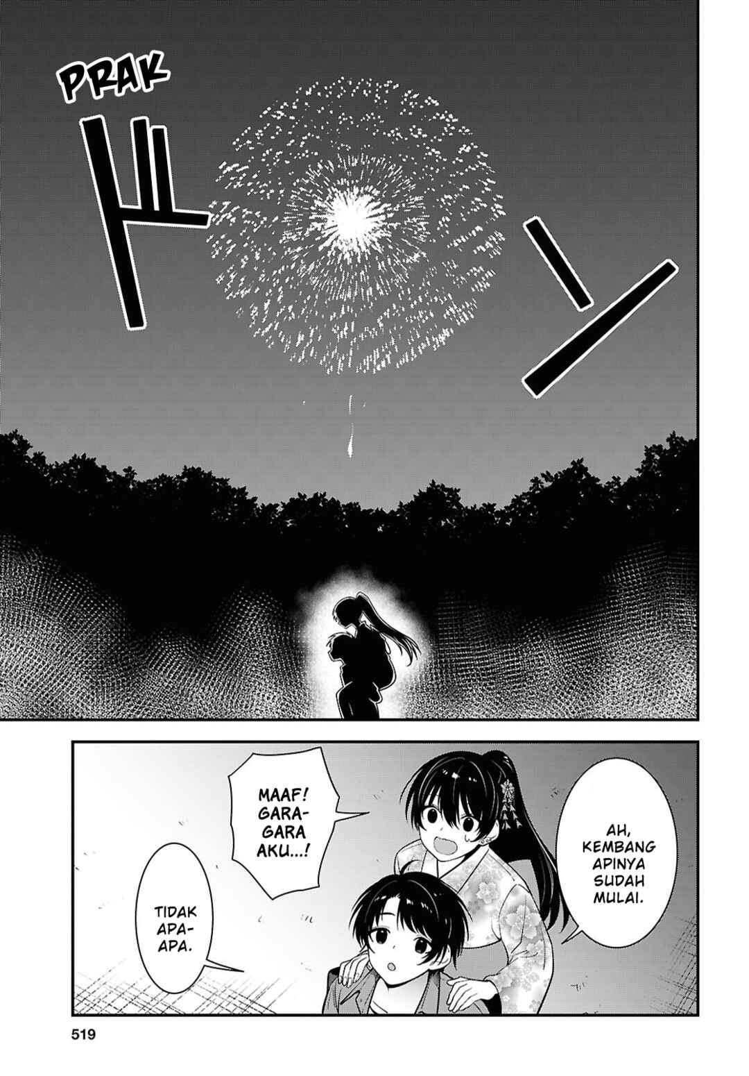 Tonari no Seki no Yankee Shimizu-san ga Kami wo Kuroku Sometekita Chapter 16 - Page 37