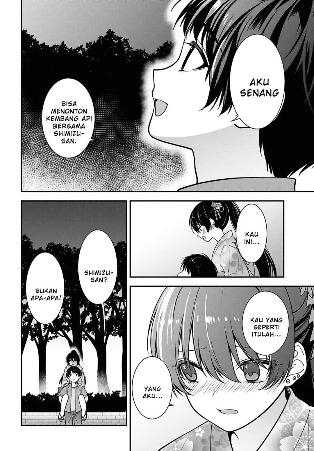 Tonari no Seki no Yankee Shimizu-san ga Kami wo Kuroku Sometekita Chapter 16 - Page 38