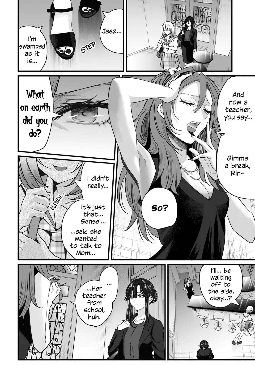 Hitodzuma Kyoushi ga Oshiego no Joshi koukousei ni do hamari suru Hanashi Chapter 2 - Page 10