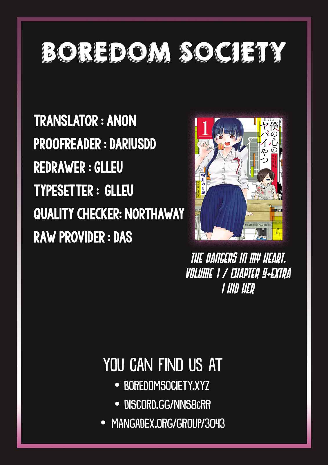 Boku no Kokoro no Yabai Yatsu Chapter 9 - Page 11