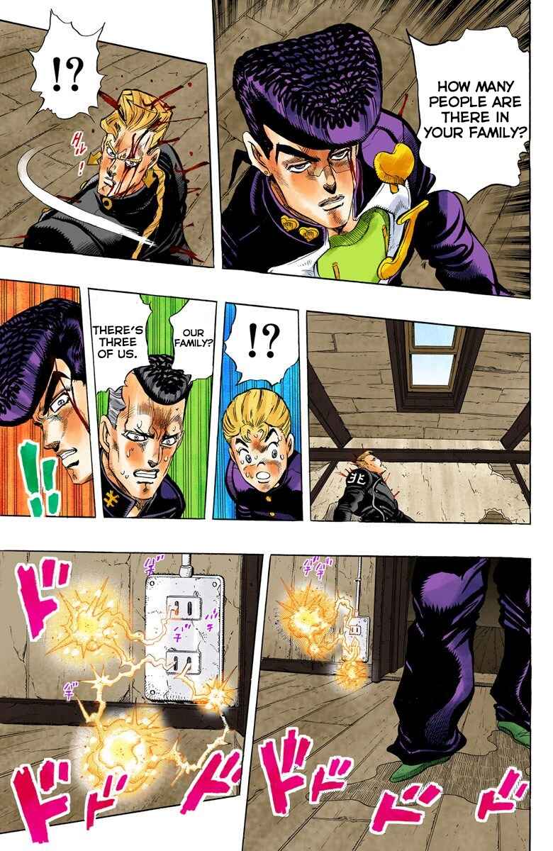 JoJo no Kimyou na Bouken: Part 4 - Diamond wa Kudakenai Color-ban Chapter 18 - Page 8