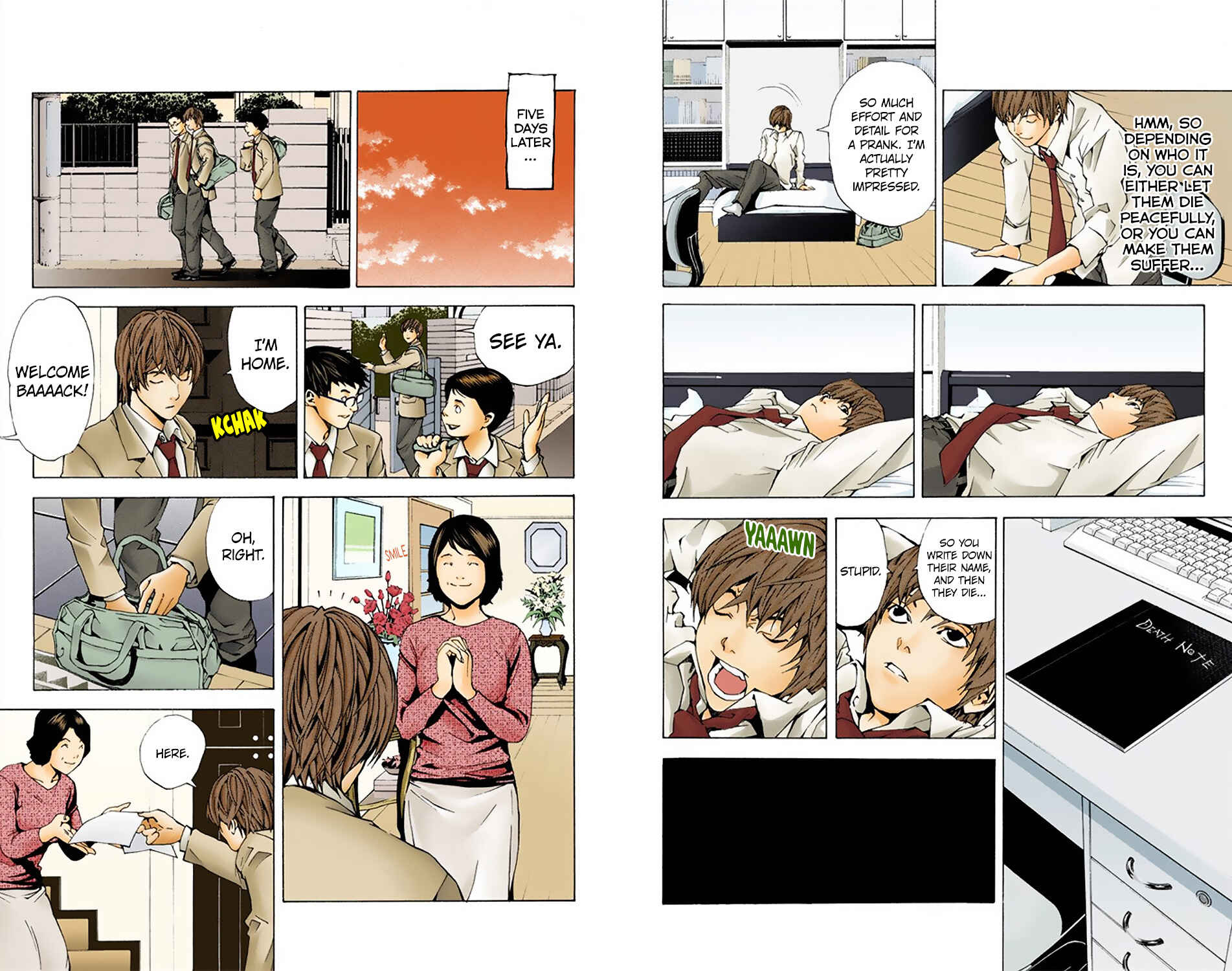 Death Note (Official Colored) Chapter 1 - Page 9