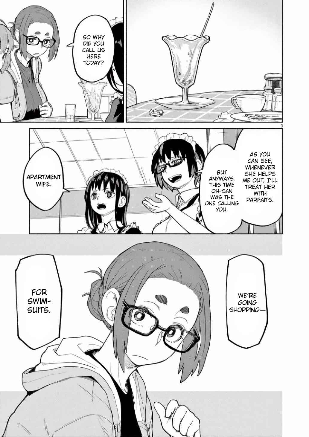 Kaii to Otome to Kamikakushi Chapter 60 - Page 3