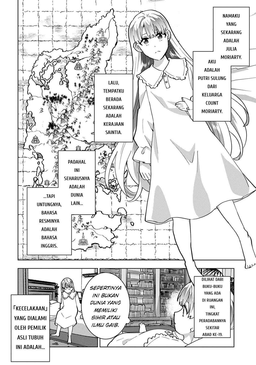 Tantei Reijou Julia Moriarty ~Seibetsu mo Mibun mo Kawarimashita ga, Tenseisaki demo Tanteigyou Saikai Shimasu~ Chapter 1 - Page 47