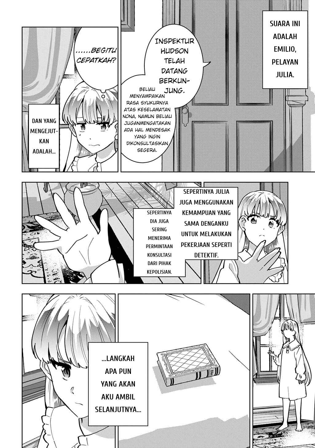 Tantei Reijou Julia Moriarty ~Seibetsu mo Mibun mo Kawarimashita ga, Tenseisaki demo Tanteigyou Saikai Shimasu~ Chapter 1 - Page 49