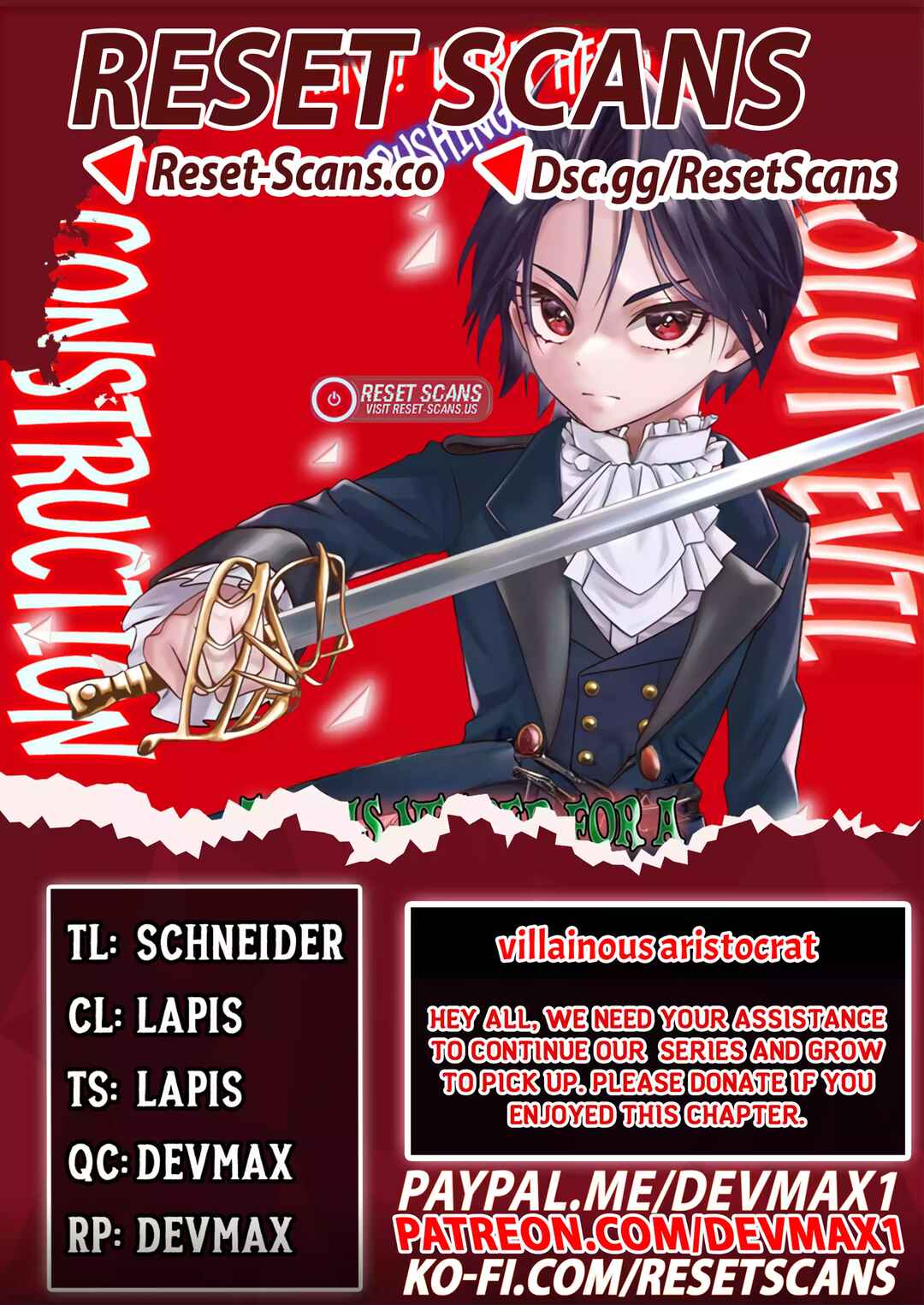Akuyaku Kizoku to shite Hitsuyou na Sore Chapter 8 - Page 1