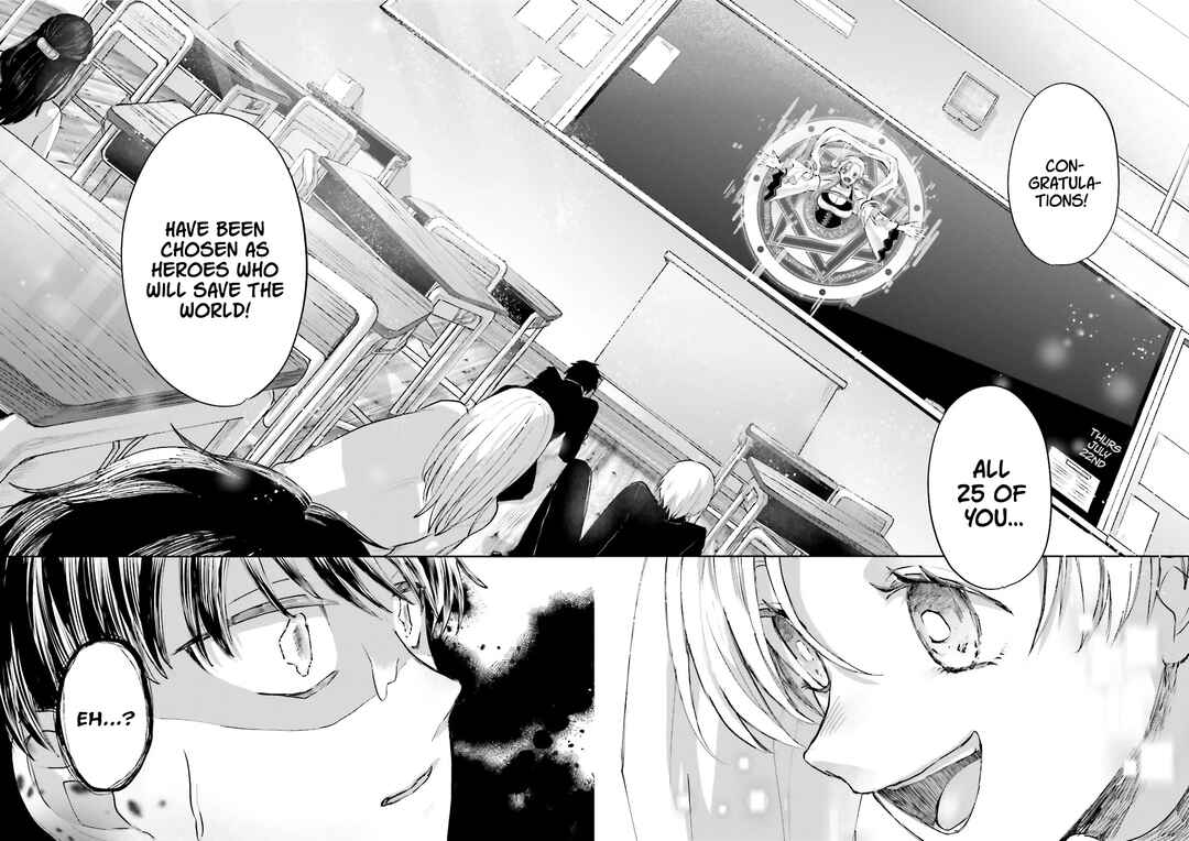 Classmate wa Isekai de Yuusha ni Natta kedo, Ore dake Gendai Nihon ni Okizari ni Narimashita Chapter 1 - Page 18