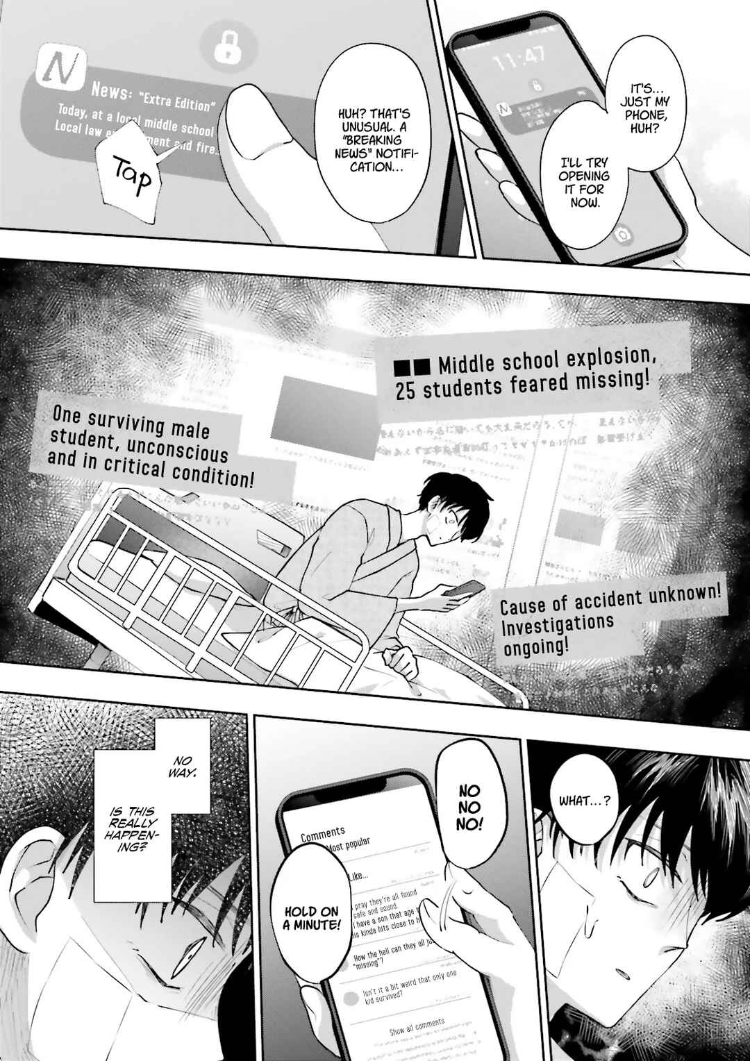 Classmate wa Isekai de Yuusha ni Natta kedo, Ore dake Gendai Nihon ni Okizari ni Narimashita Chapter 1 - Page 29