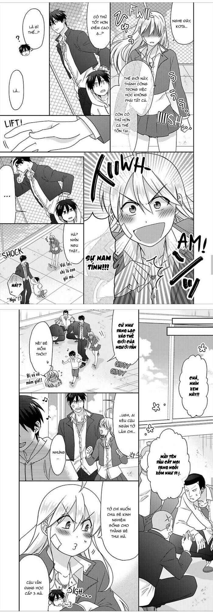 Nyotaika Yankee Gakuen ☆ Ore no Hajimete, Nerawaretemasu. Chapter 46 - Page 7