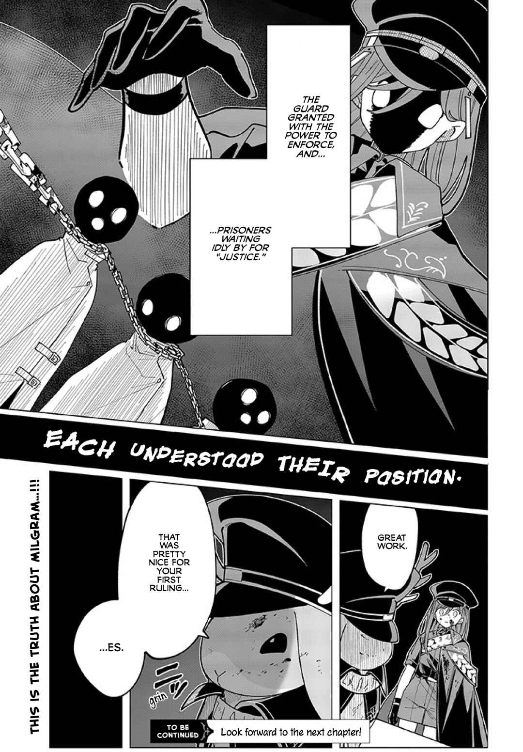 MILGRAM: Jikken Kangoku to Kanshu no Shoujo Chapter 7 - Page 32