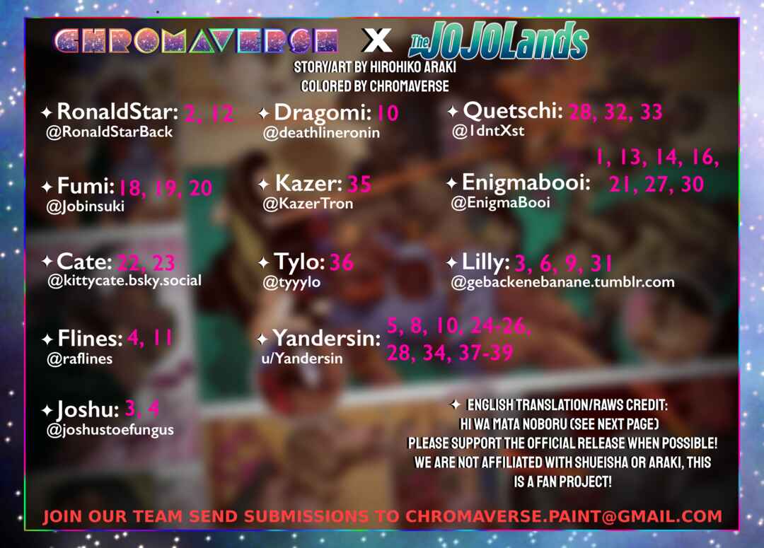 JoJo's Bizarre Adventure Part 9 - The JOJOLands (Fan-Colored) Chapter 29 - Page 41