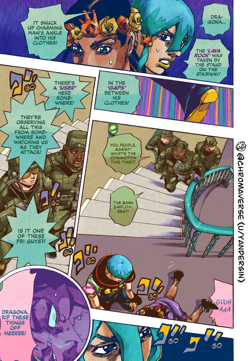 JoJo's Bizarre Adventure Part 9 - The JOJOLands (Fan-Colored) Chapter 29 - Page 6