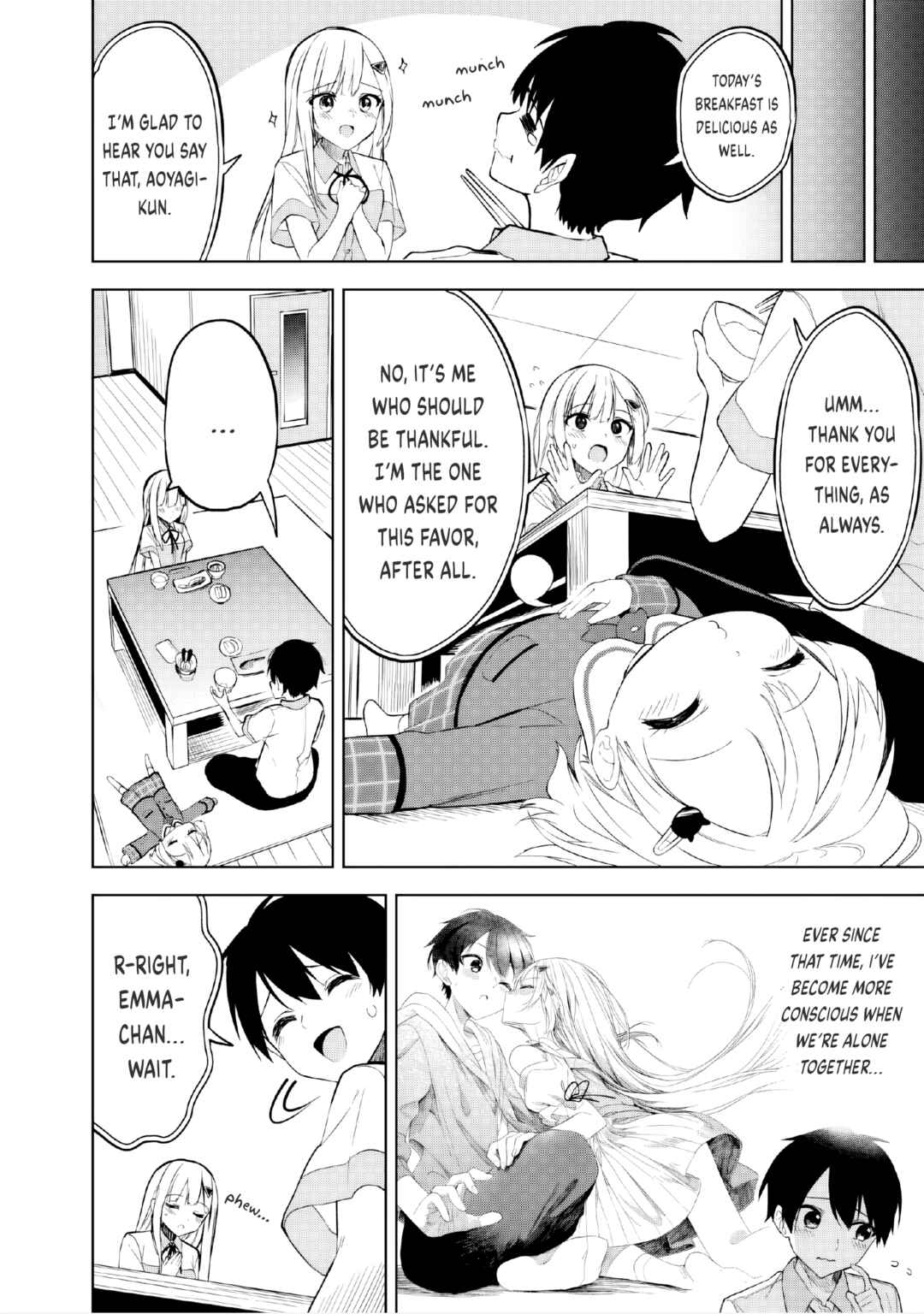 Maigo ni Natteita Youjo wo Tasuketara, Otonari ni Sumu Bishoujo Ryuugakusei ga Ie ni Asobi ni Kuru you ni Natta Ken ni Tsuite Chapter 15 - Page 12