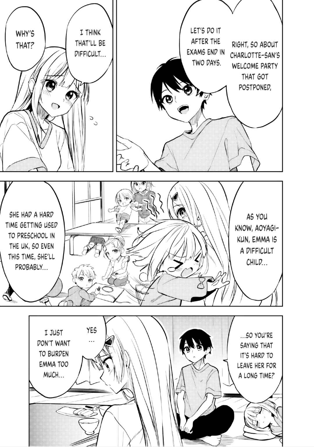 Maigo ni Natteita Youjo wo Tasuketara, Otonari ni Sumu Bishoujo Ryuugakusei ga Ie ni Asobi ni Kuru you ni Natta Ken ni Tsuite Chapter 15 - Page 5