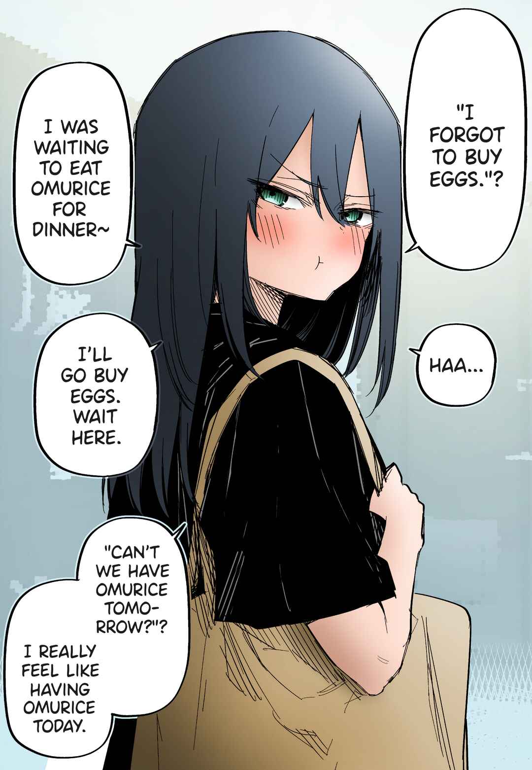 Moto Azadarake no Kanojo ga Shinpai de (Fan Colored) Chapter 9 - Page 1