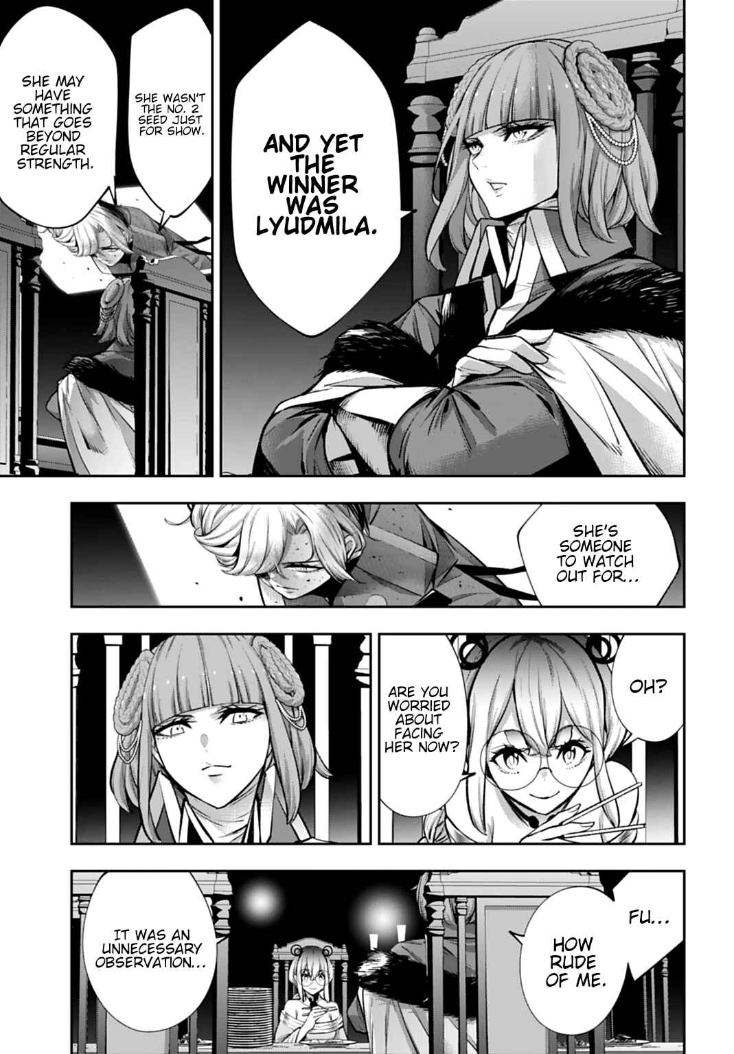 Majo Taisen - 32-nin no Isai no Majo wa Koroshiau Chapter 63 - Page 11