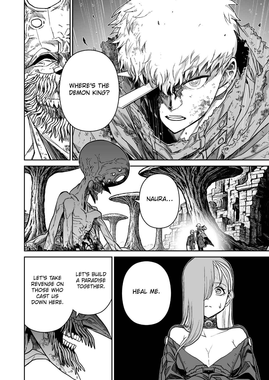 Abandoned: Tsuyosugite Buki ga Kowareru Yuusha to Buki Shokunin no Elf Chapter 13 - Page 10