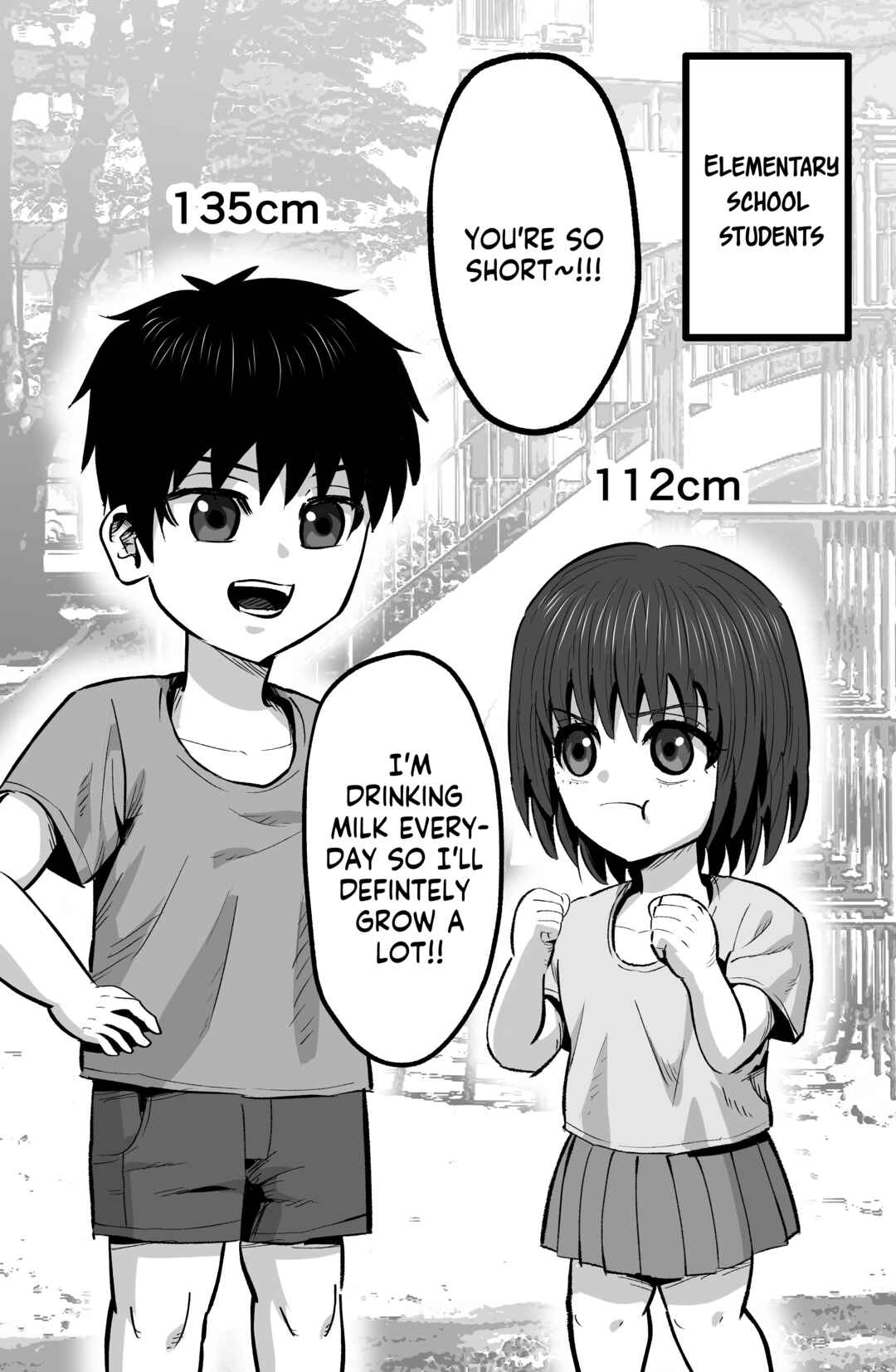 Childhood Friends Competing For Height Chapter ? - Page 1