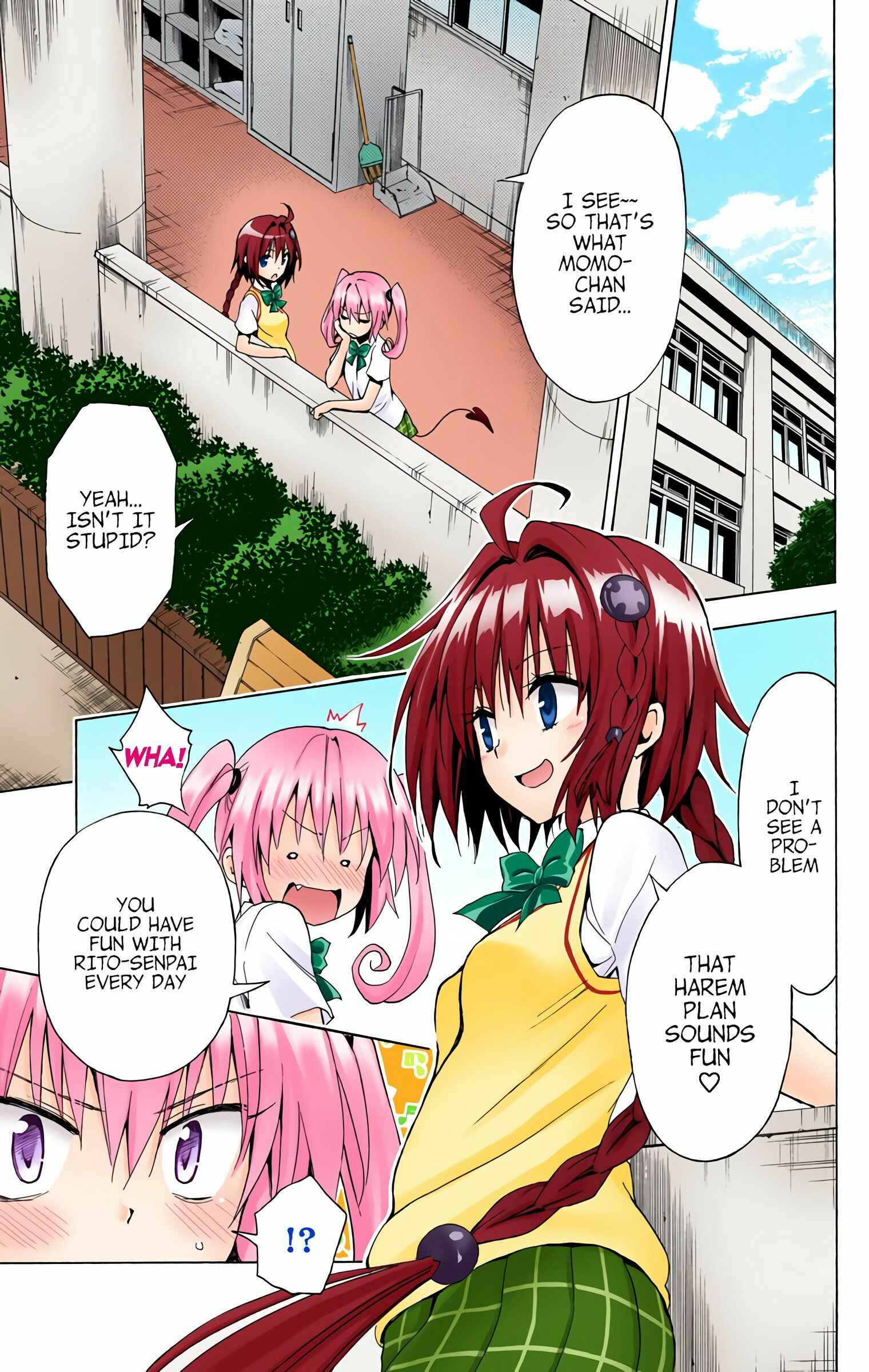 To Love Ru Darkness (Official Colored) Chapter 36 - Page 9