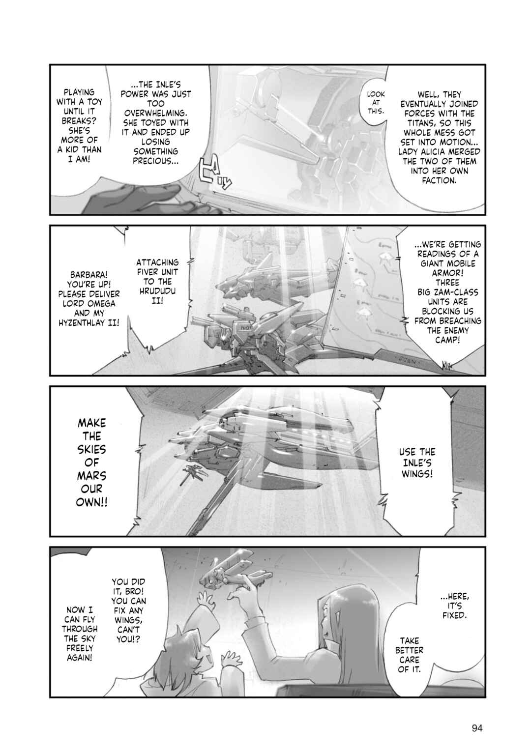 Advance of Zeta Re-Boot: Gundam Inle - Black Rabbit Had a Dream Chapter 10 - Page 32