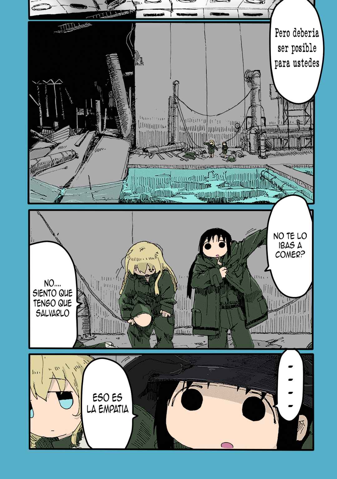 Shoujo Shuumatsu Ryokou (Fan Colored) Chapter 21 - Page 11