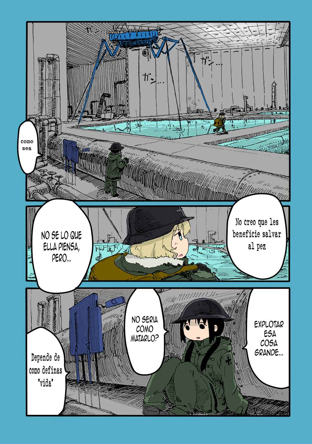 Shoujo Shuumatsu Ryokou (Fan Colored) Chapter 21 - Page 13